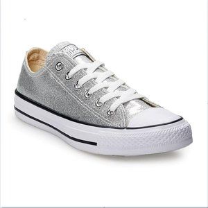 Converse Chuck Taylor Silver Glitter sneakers
